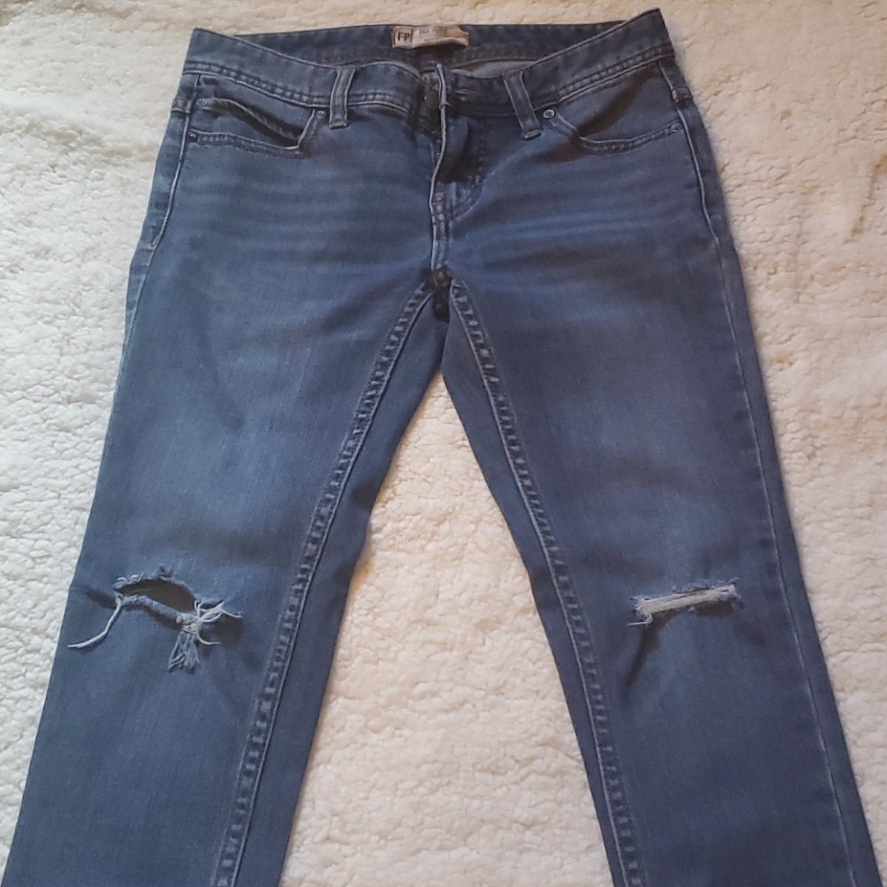 Free people raw hem jeans size 25
